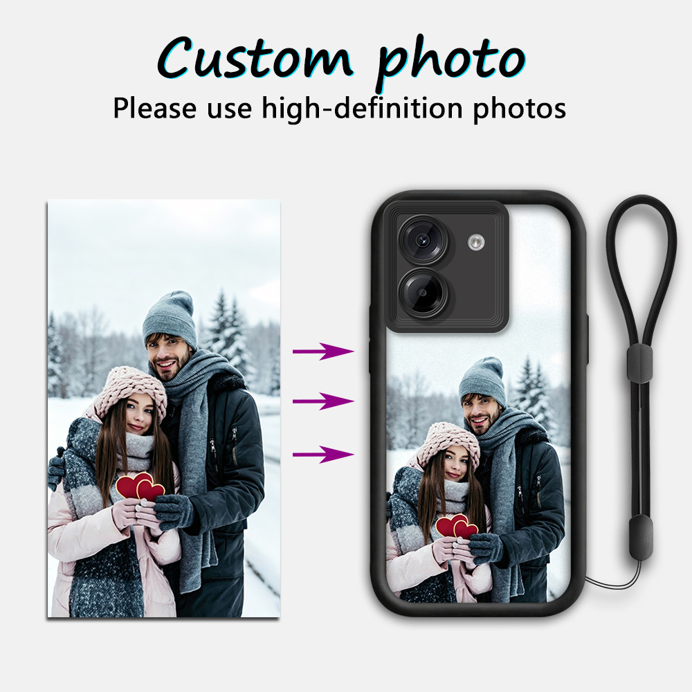 Magazines - เคสโทรศัพท์กันตกแบบมีสายคล้องพร้อมรูปภาพที่ปรับแต่งได้สำหรับ Xiaomi Poco M8pro/M8/M7Pro/M7plus/M7/M6pro/M6/m5s/M5/M4PRO/M4/M3PRO