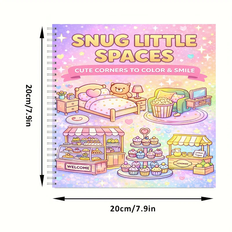สมุดระบายสี Little Spaces สำหร - Adult Coloring Book Stress Relief บทวิจารณ์และราคา
