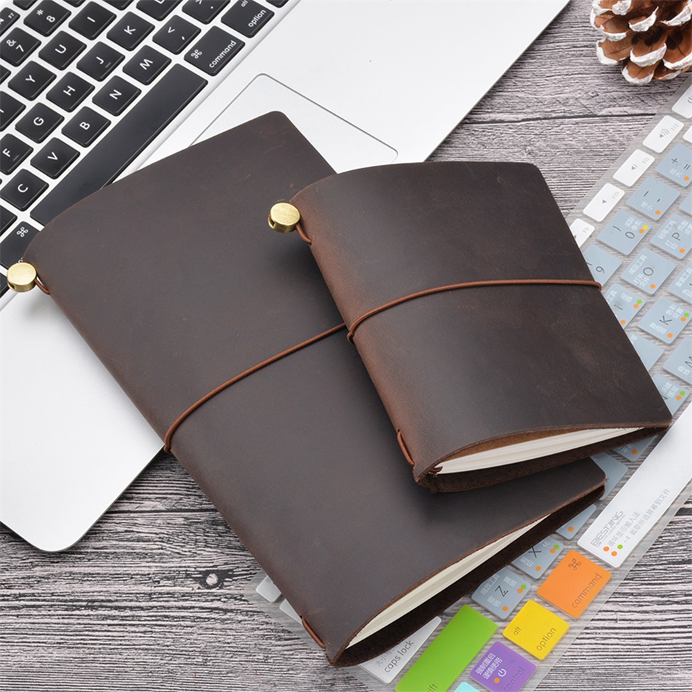 ของแท้หนัง Traveler Notebook D - Vintage Leather Journal Notebook บทวิจารณ์และราคา