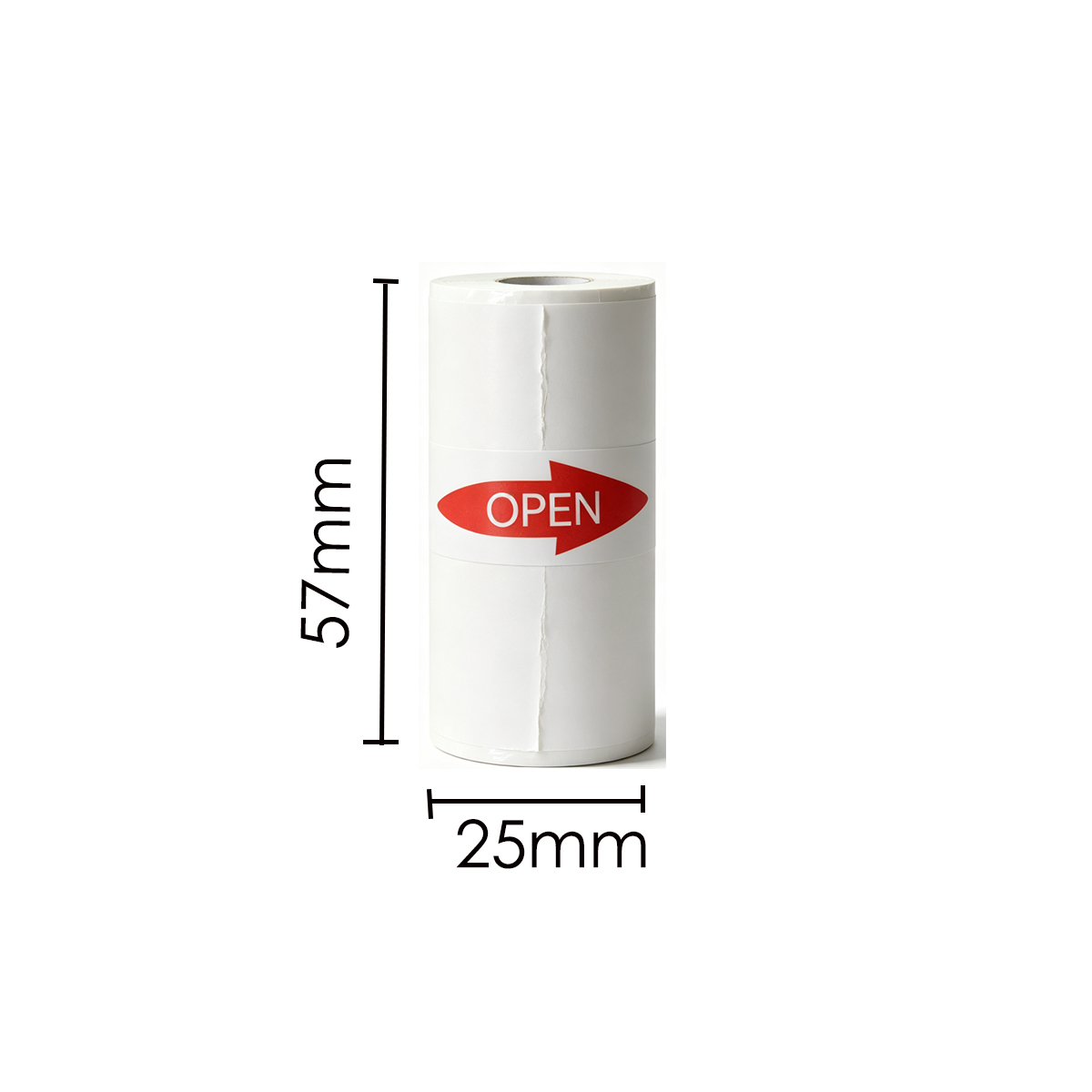 กระดาษสติกเกอร์กาวในตัวสีแดงกุ - Mini Pocket Thermal Printer Paper Roll บทวิจารณ์และราคา