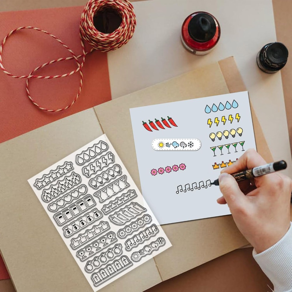 แสตมป์ลายดาวสำหรับทำการ์ด แสตม - Blank Sheet Music Notebook บทวิจารณ์และราคา