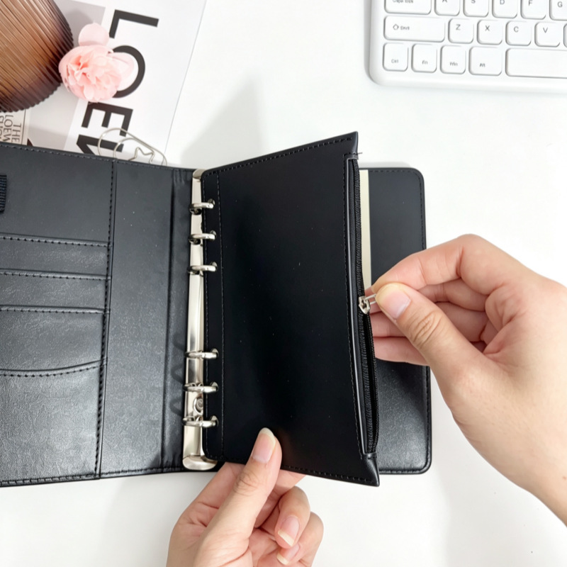 สมุดบันทึกสีมาการอง A6 พร้อมแฟ - Vintage Leather Journal Notebook บทวิจารณ์และราคา
